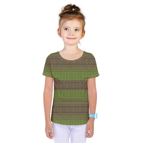 Pattern Kids  One Piece Tee by Valentinaart