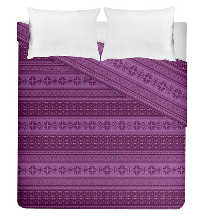 Pattern Duvet Cover Double Side (Queen Size)