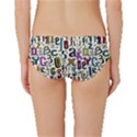 Colorful Retro Style Letters Numbers Stars Classic Bikini Bottoms View2