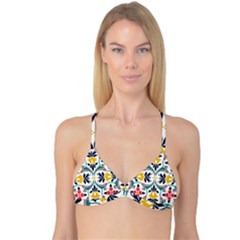 Floral Woods Reversible Tri Bikini Top