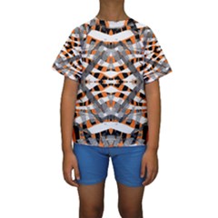 Speedy Zebra Kids  Short Sleeve Swimwear