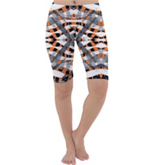 Speedy Zebra Cropped Leggings  by beatbeatwing