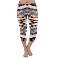 Speedy Zebra Capri Winter Leggings  by beatbeatwing