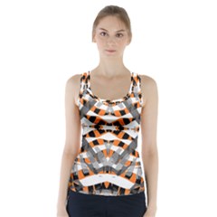 Speedy Zebra Racer Back Sports Top