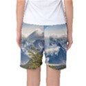 Snowy Andes Mountains, El Chalten Argentina Women s Basketball Shorts View2