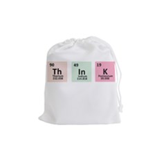 Think - Chemistry Drawstring Pouches (medium)  by Valentinaart