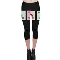 Think - Chemistry Capri Leggings  by Valentinaart