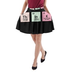 Think - Chemistry A-line Pocket Skirt by Valentinaart