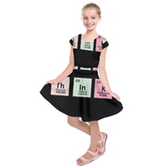 Think - Chemistry Kids  Short Sleeve Dress by Valentinaart