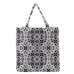 Pattern Grocery Tote Bag by Valentinaart