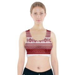 Pattern Sports Bra With Pocket by Valentinaart