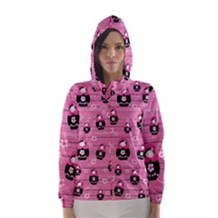 Matryoshka Doll Pattern Hooded Wind Breaker (women) by Valentinaart