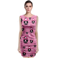 Matryoshka Doll Pattern Classic Sleeveless Midi Dress by Valentinaart