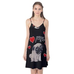 Love Pugs Camis Nightgown by Valentinaart