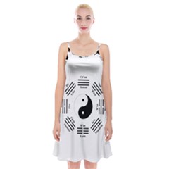 I ching  Spaghetti Strap Velvet Dress