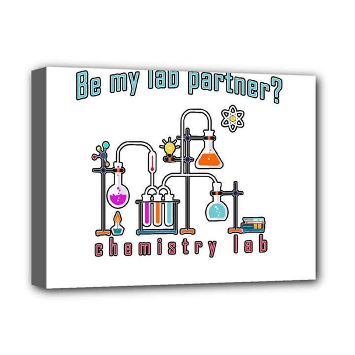 Chemistry lab Deluxe Canvas 16  x 12  