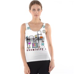 Chemistry Lab Tank Top by Valentinaart