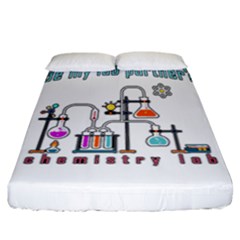 Chemistry Lab Fitted Sheet (california King Size) by Valentinaart