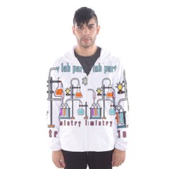 Chemistry Lab Hooded Wind Breaker (men) by Valentinaart