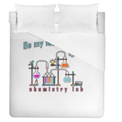 Chemistry Lab Duvet Cover (queen Size) by Valentinaart