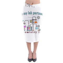 Chemistry Lab Midi Pencil Skirt by Valentinaart