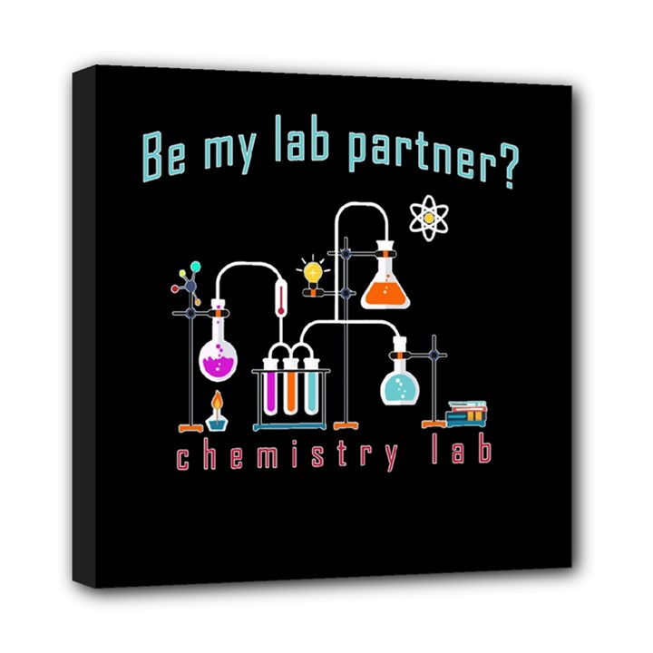 Chemistry lab Mini Canvas 8  x 8 