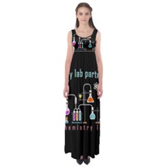 Chemistry Lab Empire Waist Maxi Dress by Valentinaart