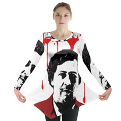 Pablo Escobar  Long Sleeve Tunic  by Valentinaart