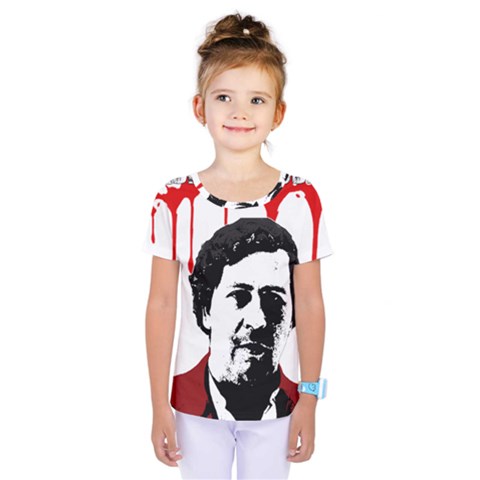 Pablo Escobar  Kids  One Piece Tee by Valentinaart