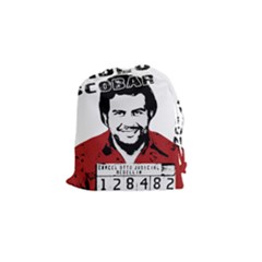 Pablo Escobar  Drawstring Pouches (small)  by Valentinaart