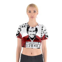 Pablo Escobar  Cotton Crop Top by Valentinaart