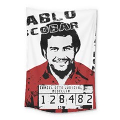 Pablo Escobar  Small Tapestry by Valentinaart