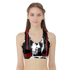 Pablo Escobar  Sports Bra With Border by Valentinaart