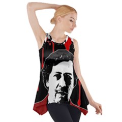 Pablo Escobar  Side Drop Tank Tunic by Valentinaart