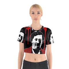 Pablo Escobar  Cotton Crop Top by Valentinaart