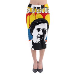 Pablo Escobar Midi Pencil Skirt by Valentinaart