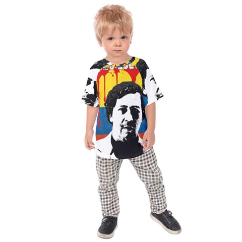 Pablo Escobar Kids  Raglan Tee by Valentinaart