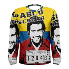 Pablo Escobar Men s Long Sleeve Tee by Valentinaart