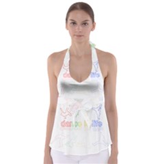 Dance Is Life Babydoll Tankini Top by Valentinaart