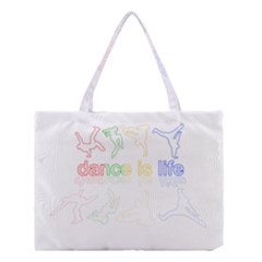 Dance Is Life Medium Tote Bag by Valentinaart