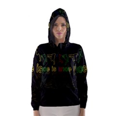 Dance Is Life Hooded Wind Breaker (women) by Valentinaart