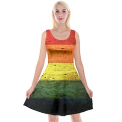 Five Wall Colour Reversible Velvet Sleeveless Dress