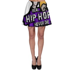 Real Hip Hop Never Die Skater Skirt by Valentinaart