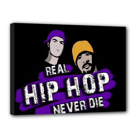 Real Hip Hop Never Die Canvas 16  X 12  by Valentinaart