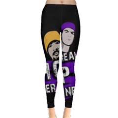 Real Hip Hop Never Die Leggings  by Valentinaart