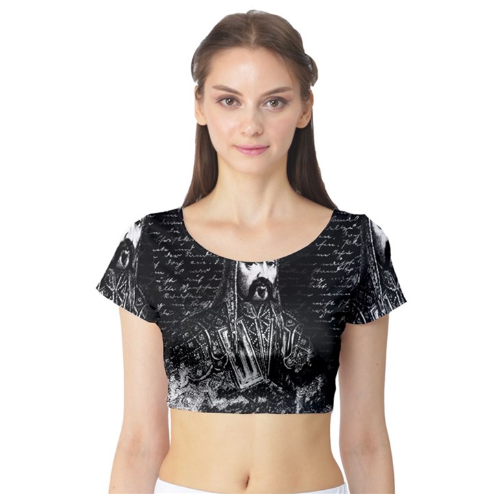 Attila the Hun Short Sleeve Crop Top (Tight Fit)