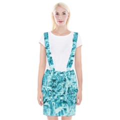 Pattern Braces Suspender Skirt