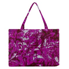 Pattern Medium Zipper Tote Bag by Valentinaart