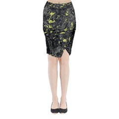 Pattern Midi Wrap Pencil Skirt by Valentinaart