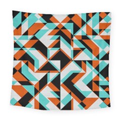 4 Colors Shapes         Fleece Blanket by LalyLauraFLM